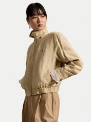 Polo Ralph Lauren Kurtka przejściowa 211938915008 Beżowy jasny Relaxed Fit. Brązowe kurtki Polo Ralph Lauren, l, bez wzorów, ze lnu, bez kaptura. Za 1,299.00 zł.