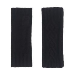 Rękawiczki Damskie Jenny Fairy. Czarne rękawiczki Jenny Fairy, bez wzorów, z dzianiny. Za 49.99 zł.