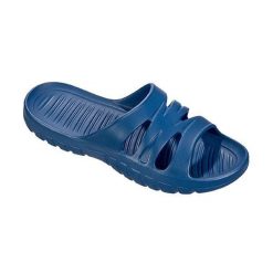 Beco Unisex Flash klapki ciemnoniebieskie. Niebieskie klapki 47 Brand, bez wzorów, bez obcasa, bez zapięcia. Za 198.99 zł.