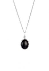 Elli Damski soliter zawieszka Basic z onyksem czarnym w srebrze próby 925 Sterling Silver Naszyjniki 1 ct. Czarne naszyjniki Elli, z materiału, z onyksem, srebrne. Za 248.99 zł.