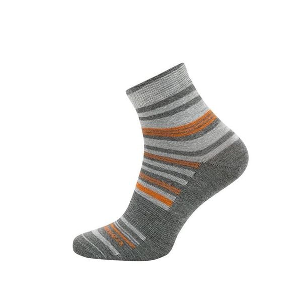 FJORD NANSEN Skarpety Stripe grey/orange-35-38. Szare skarpetki Fjord Nansen, bez wzorów, z elastanu. Za 31.49 zł.