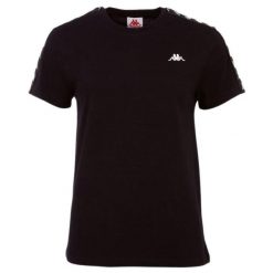 Koszulka damska Kappa Jara czarna. Czarne t-shirty sportowe Kappa, l, bez wzorów, bez ramiączek. Za 79.00 zł.