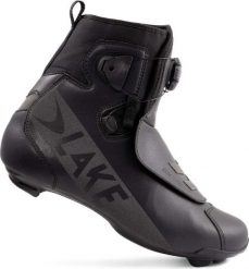 Buty odblaskowe Lake CX146. Czarne buty treningowe Lake, na jesień, bez wzorów, z mikrofibry, bez zapięcia, na fitness i siłownię, Thinsulate. Za 1,155.50 zł.