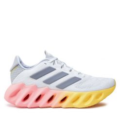 Buty do biegania adidas. Szare buty do biegania adidas, bez wzorów, bez zapięcia, do biegania. Za 239.99 zł.