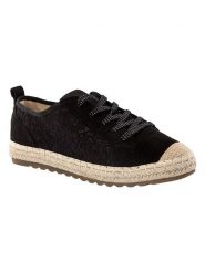 Foreverfolie Espadryle w kolorze czarnym rozmiar: 38. Czarne espadryle Foreverfolie, bez wzorów, bez obcasa. Za 112.29 zł.