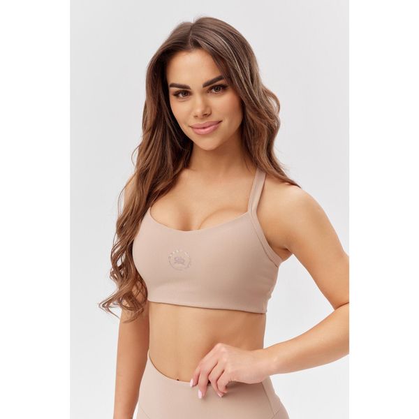Stanik sportowy treningowy fitness Rough Radical Sports Bra Wellness. Czarne biustonosze sportowe ROUGH RADICAL, bez wzorów, na fitness i siłownię. W wyprzedaży za 118.92 zł.