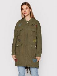 Blugirl Blumarine Kurtka przejściowa RA2047 T3074 Zielony Regular Fit. Zielone kurtki Blugirl Blumarine, bez wzorów, z bawełny, bez kaptura. Za 4,599.00 zł.