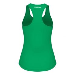 Koszulka bez rękawów damska SPIRIT Tank Top. Zielone topy sportowe Head, xs, bez wzorów. W wyprzedaży za 168.00 zł.