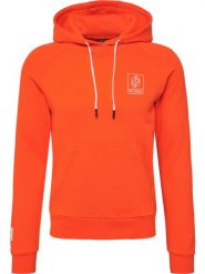 Damska bluza z kapturem Hummel. Czerwone bluzy Hummel, s, bez wzorów, z bawełny, sportowe, bez ramiączek, z kapturem. Za 200.20 zł.