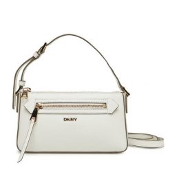 Torebka DKNY. Szare torebki klasyczne DKNY, bez wzorów, klasyczne, bez dodatków. Za 469.99 zł.