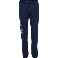 Spodnie dresowe Hummel Pulse Uh. Niebieskie spodnie dresowe Hummel, bez wzorów, z dresówki, na fitness i siłownię. Za 251.00 zł.