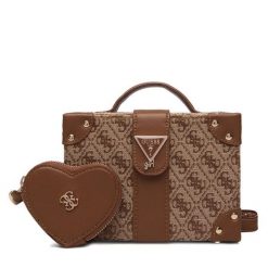 Torebka Guess. Brązowe torebki klasyczne Guess, z aplikacjami, klasyczne, bez dodatków. Za 349.99 zł.