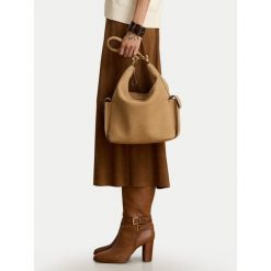 Torebka LAUREN RALPH LAUREN. Brązowe torebki klasyczne Lauren Ralph Lauren, bez wzorów, klasyczne, bez dodatków. Za 2,399.00 zł.