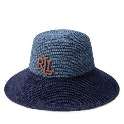 Kapelusz LAUREN RALPH LAUREN. Niebieskie kapelusze Lauren Ralph Lauren, bez wzorów. Za 599.99 zł.