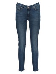 Mustang Dżinsy "Jasmin" - Skinny fit - w kolorze granatowym rozmiar: W26/L34. Niebieskie jeansy Mustang, l, z aplikacjami, klasyczne. Za 92.42 zł.