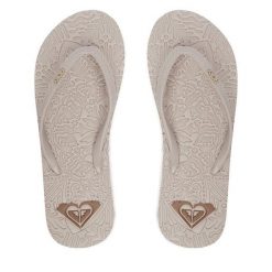 Japonki Roxy. Brązowe japonki Roxy, bez wzorów. Za 69.99 zł.
