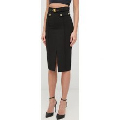 Elisabetta Franchi spódnica kolor czarny midi ołówkowa. Czarne spódnice Elisabetta Franchi, bez wzorów, midi, ołówkowe. Za 1,819.90 zł.
