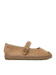 Roxy Espadryle CEO-WSS990-270 Beżowy. Brązowe espadryle Roxy, bez wzorów, z materiału, bez obcasa. Za 129.99 zł.