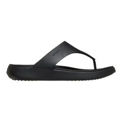Japonki Dla Dorosłych Crocs Getaway Triangle Flip. Czarne japonki Crocs, bez wzorów, z materiału. Za 199.99 zł.