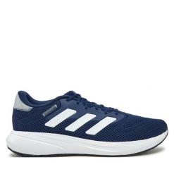 Buty do biegania adidas. Białe buty do biegania adidas, bez wzorów, bez zapięcia, do biegania. Za 439.99 zł.