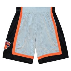 Krótka koszulka NBA New York Knicks 75th NBA. Czarne szorty Mitchell & Ness, bez wzorów, sportowe. W wyprzedaży za 270.50 zł.