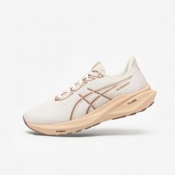 Buty do biegania damskie ASICS Gel Roadmiles 3. Brązowe buty do biegania ASICS, bez wzorów, z meshu, bez zapięcia, do biegania. W wyprzedaży za 399.99 zł.