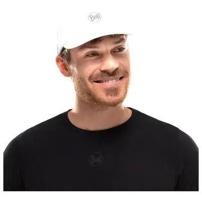 Czapka Buff 5 Panelr Solid. Białe czapki z daszkiem Buff, na lato, bez wzorów, z elastanu. Za 139.99 zł.
