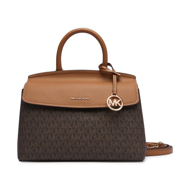 Torebka MICHAEL Michael Kors. Brązowe torebki klasyczne MICHAEL Michael Kors, bez wzorów, bez dodatków. Za 870.99 zł.