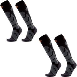 Skarpety ski dla dorosly Therm-ic Ski Insulation zestaw 2 par wysokosc kolano. Niebieskie skarpetki THERM-IC, bez wzorów. Za 199.00 zł.