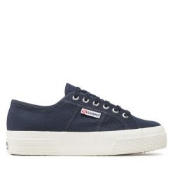 Tenisówki Superga. Niebieskie trampki Superga, bez wzorów, bez zapięcia. Za 239.99 zł.