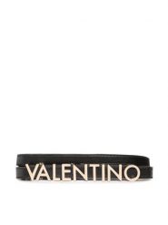 Valentino Pasek Damski Belty VCS6W555 Czarny. Czarne paski Valentino, bez wzorów, ze skóry. Za 199.99 zł.