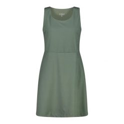 Sukienka damska turystyczne CMP 34S7986. Zielone sukienki CMP, na co dzień, s, bez wzorów, sportowe, bez kołnierzyka, bez ramiączek, sportowe. W wyprzedaży za 134.99 zł.