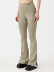 Calvin Klein Jeans Legginsy Milano J20J225089 Zielony Slim Fit. Zielone legginsy Calvin Klein Jeans, bez wzorów, z jeansu. Za 229.99 zł.