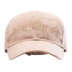 Czapka Z Daszkiem Z Logo Jukur. Brązowe czapki z daszkiem IGUANA, bez wzorów, z materiału. Za 65.99 zł.
