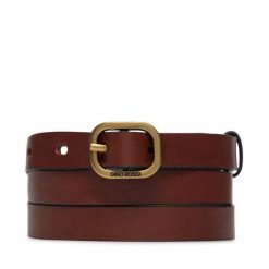 Pasek Damski GINO ROSSI. Brązowe paski Gino Rossi, bez wzorów. Za 79.99 &#122;&#322;.