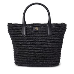 Torebka LAUREN RALPH LAUREN. Czarne torebki klasyczne Lauren Ralph Lauren, bez wzorów, klasyczne, bez dodatków. Za 689.99 zł.