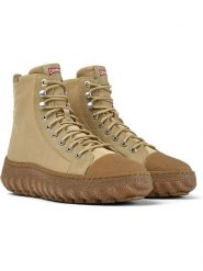 Camper Sneakersy w kolorze beżowym rozmiar: 35. Brązowe botki Camper, bez wzorów, eleganckie, bez obcasa, bez zapięcia. Za 343.73 zł.