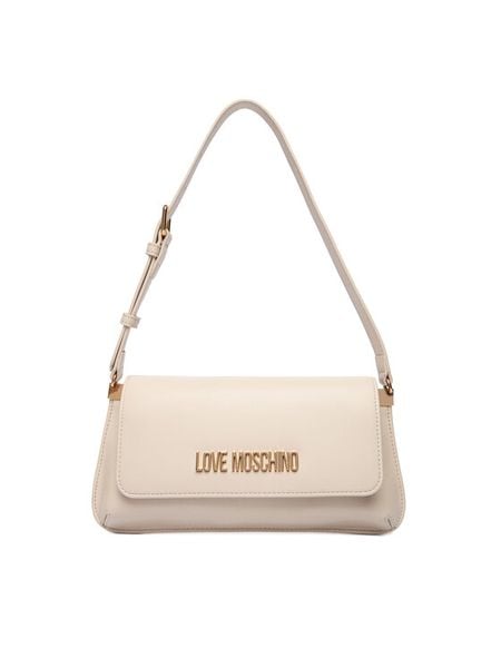 LOVE MOSCHINO Torebka JC4058PP0NLO0110 Écru. Torebki klasyczne Love Moschino, bez wzorów, ze skóry, bez dodatków. Za 419.99 zł.