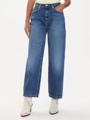 Tommy Hilfiger Jeansy WW0WW42191 Niebieski Relaxed Fit. Niebieskie jeansy Tommy Hilfiger, bez wzorów, z bawełny. Za 309.99 zł.