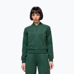 Bluza damska Pitbull Verona Collar Zip. Zielone bluzy PITBULL, l, bez wzorów, z elastanu, bez ramiączek, bez kaptura. Za 209.99 zł.
