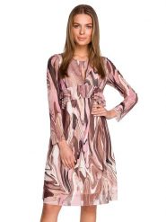 Stylove Sukienka ze wzorem rozmiar: M. Sukienki Stylove, m, bez wzorów, bez kołnierzyka, bez ramiączek, midi. Za 249.95 zł.