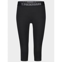 Legginsy termoaktywne damskie Poederbaas 3/4 Lekkie. Czarne bielizna termoaktywna damska POEDERBAAS, bez wzorów, z elastanu, sportowe. Za 216.99 zł.
