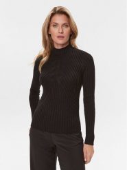 Liu Jo Sweter MF3223 MA95M Czarny Regular Fit. Czarne swetry Liu Jo, m, bez wzorów, z syntetyku, bez ramiączek. Za 399.99 zł.