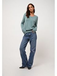 AUTHENTIC CASHMERE Kaszmirowy sweter "Gardoria" w kolorze miętowym rozmiar: M. Niebieskie swetry AUTHENTIC CASHMERE, m, bez wzorów, z kaszmiru, bez ramiączek. Za 437.17 zł.