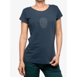 Koszulka wspinaczkowa damska Ocun Classic T Fingerprint. Czarne t-shirty sportowe Ocun, bez wzorów, bez ramiączek. Za 122.99 zł.