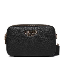Torebka Liu Jo. Czarne listonoszki Liu Jo, bez wzorów, bez dodatków. Za 429.99 zł.