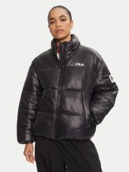 Fila Kurtka puchowa FAW0904 Czarny Regular Fit. Czarne kurtki Fila, xs, bez wzorów, z puchu, bez kaptura. Za 279.99 zł.