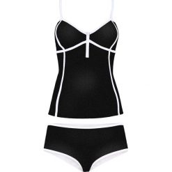 Tankini (2 części) bonprix czarny. Bikini marki 4f. Za 109.99 zł.