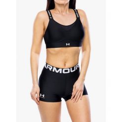 Biustonosz sportowy Under Armour Infinity 2.0 High Sports Bra. Szare biustonosze sportowe Under Armour, bez wzorów, na fitness i siłownię. Za 209.99 zł.