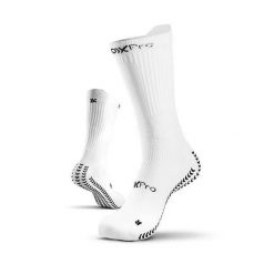 Skarpety koszykarskie SOXPro Fast Break Anti-Sprain Grip, białe. Białe skarpetki GEARXPRO, bez wzorów. Za 178.00 zł.
